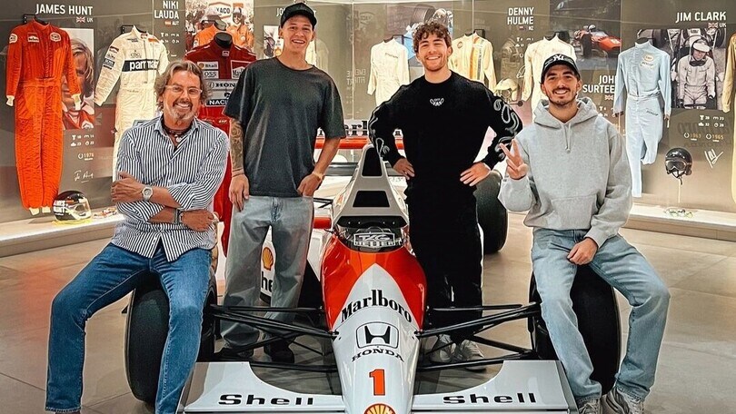 Bagnaia, Bastianini e Quartararo: dalla MotoGP alla McLaren di Senna