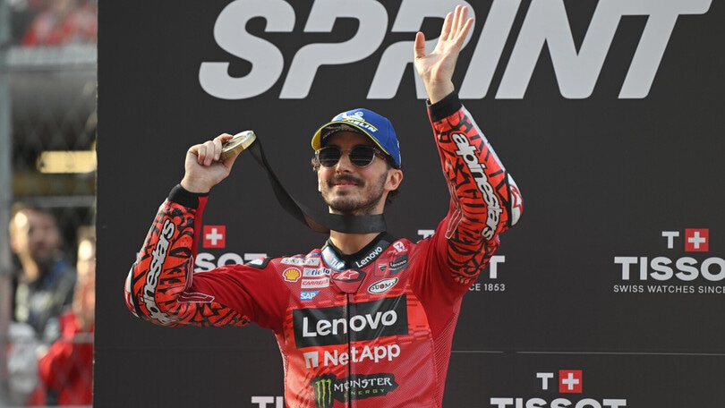 GP Barcellona, Bagnaia: "Adesso spero che otto piloti si mettano tra me e Martin!"