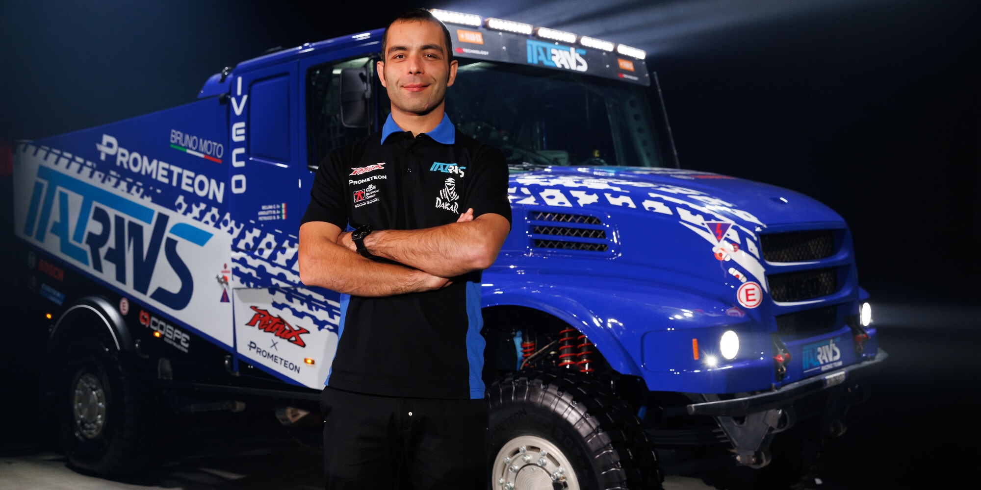 Dakar 2025, torna Petrucci con una nuova sfida firmata Prometeon e Italtrans