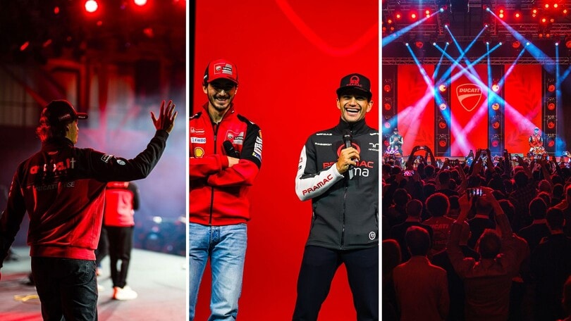 Festa Ducati: tutte le immagini della serata a Bologna