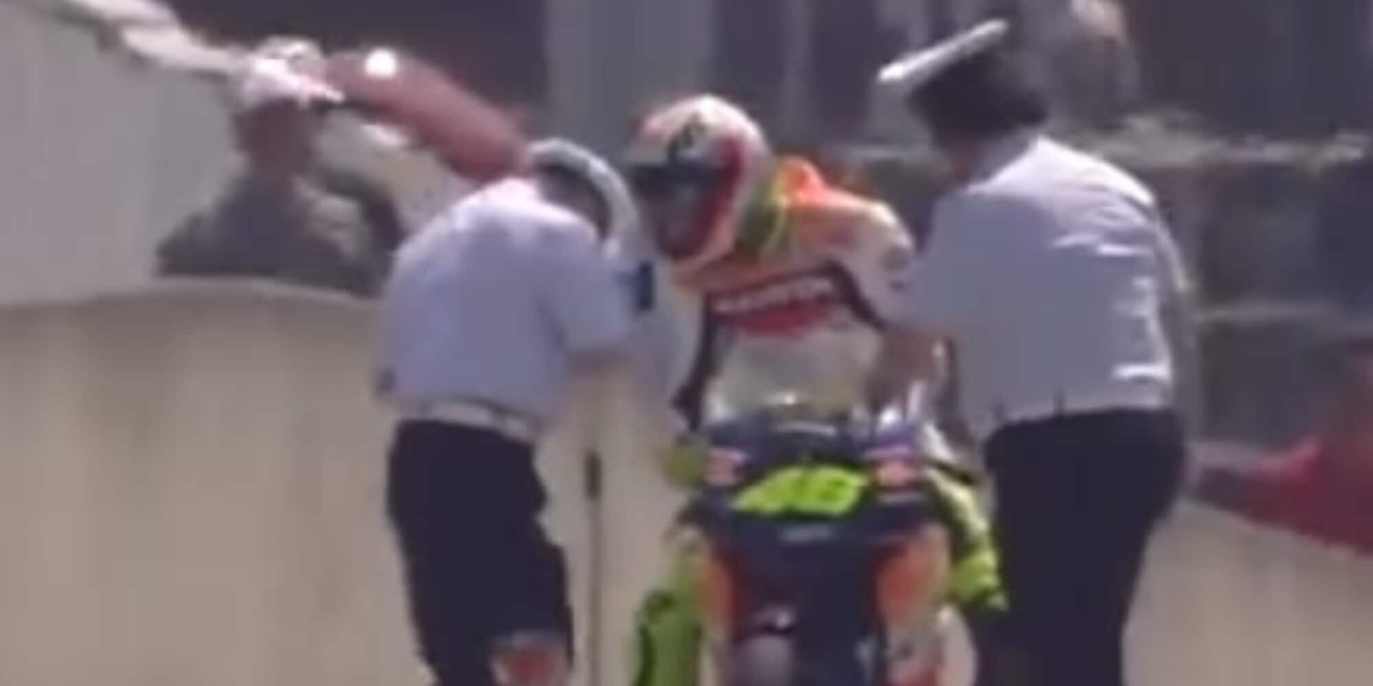 Valentino Rossi multato al Mugello... per scherzo