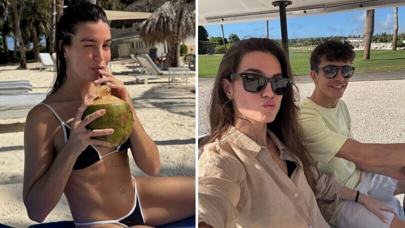 MotoGP, Marc Marquez: dolci vacanze con la bellissima Gemma Pinto