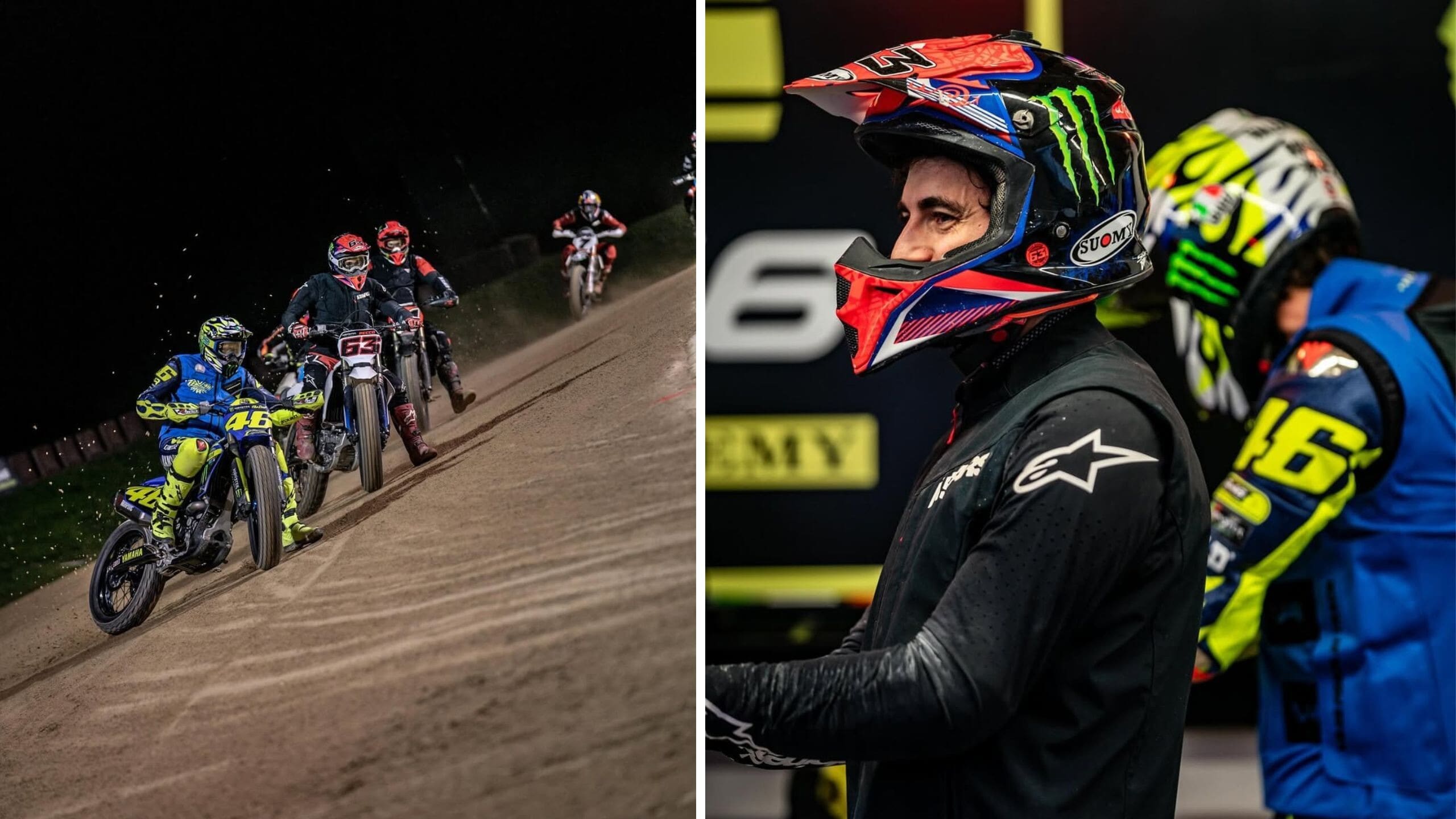 Valentino Rossi e Pecco Bagnaia, vacanze di natale di "traverso" al ranch