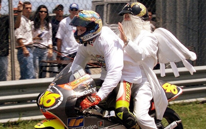 GP Brasile 1999 "angelico" per Rossi: vittoria e titolo 250 da ali bianche