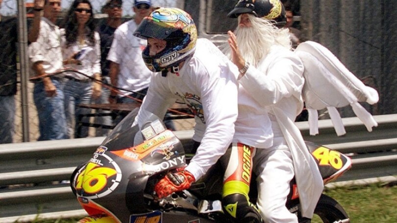GP Brasile 1999 "angelico" per Rossi: vittoria e titolo 250 da ali bianche
