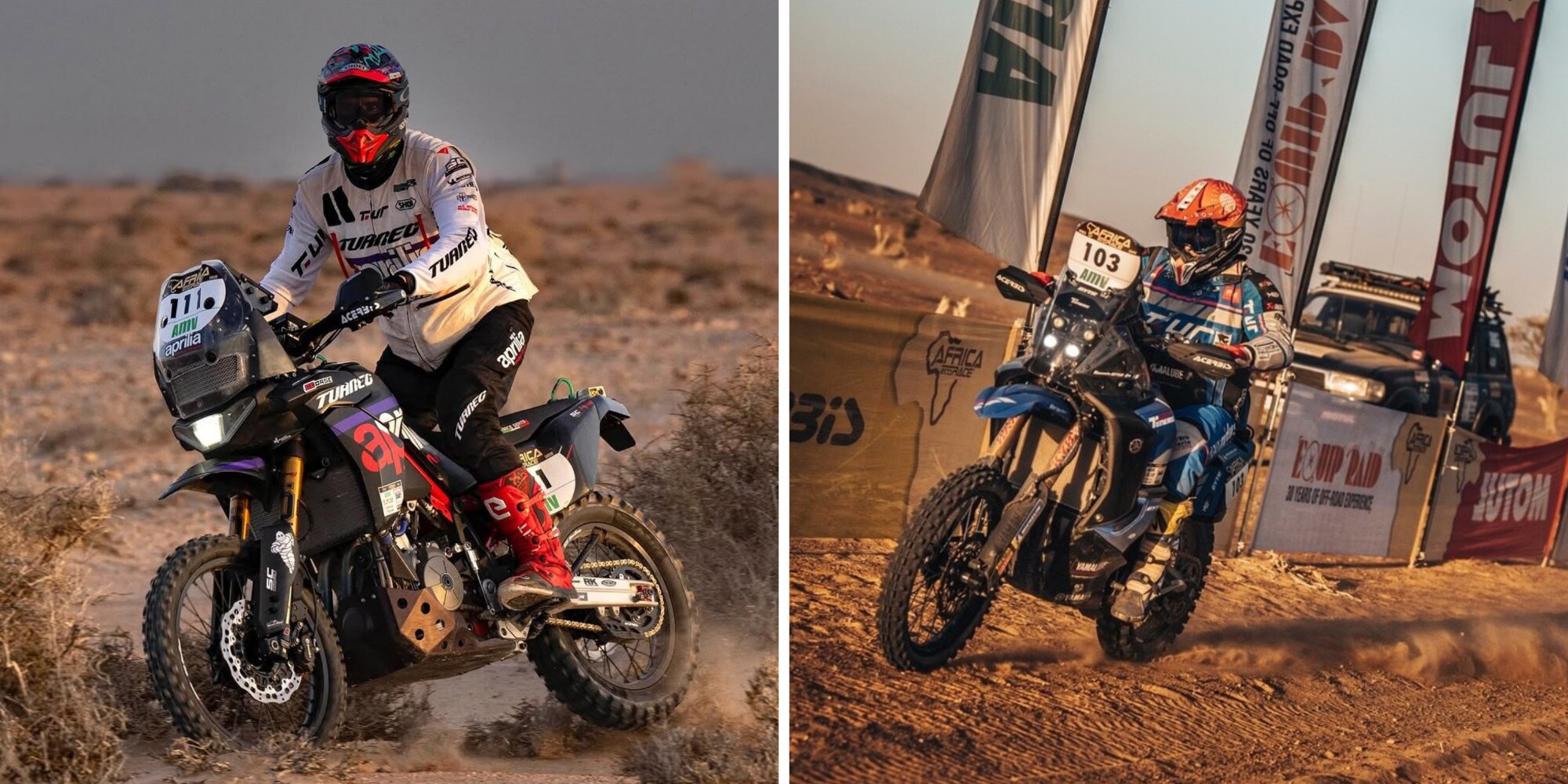 Aprilia contro Yamaha ma non solo: tutte le moto in gara all’Africa Eco Race