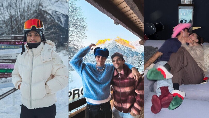 MotoGP, Jorge Martin e la fidanzata Maria in vacanza sulla neve di Chamonix