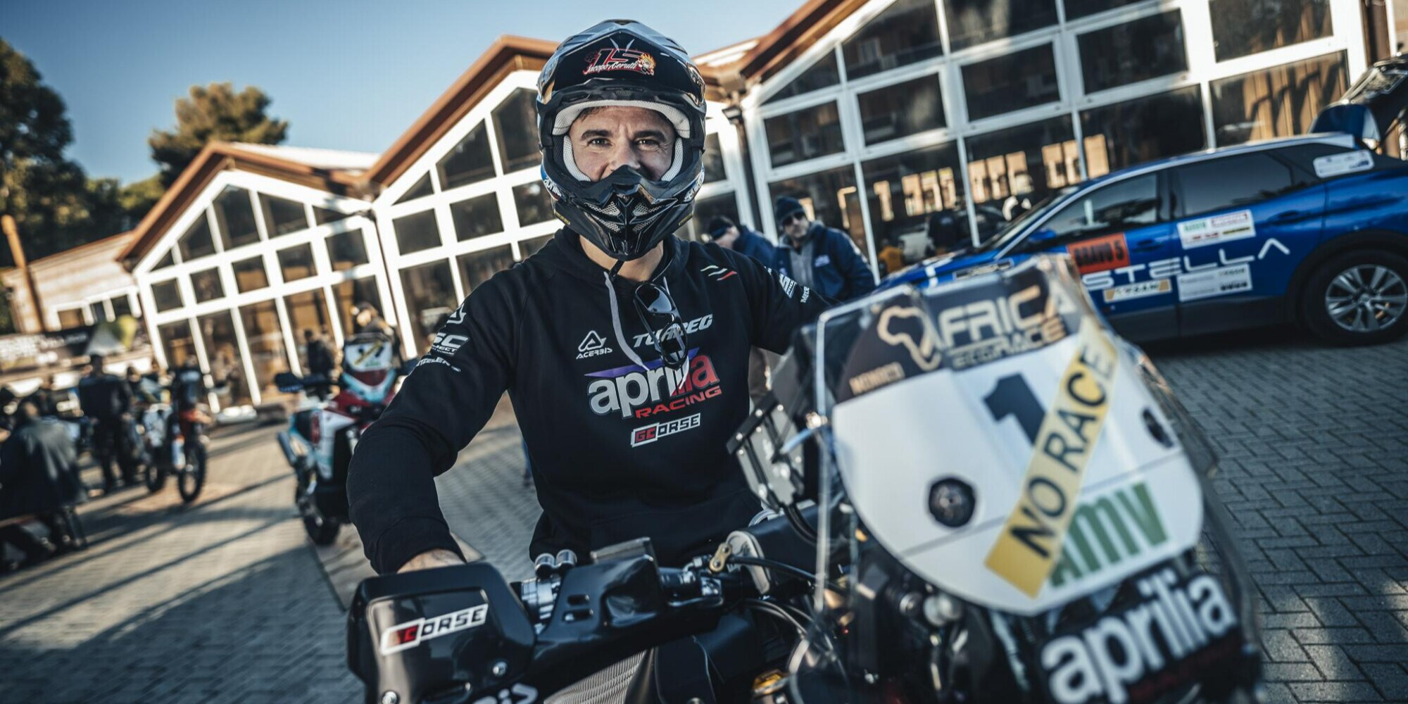 Africa Eco Race, Stage 1: Cerutti e Aprilia subito al comando