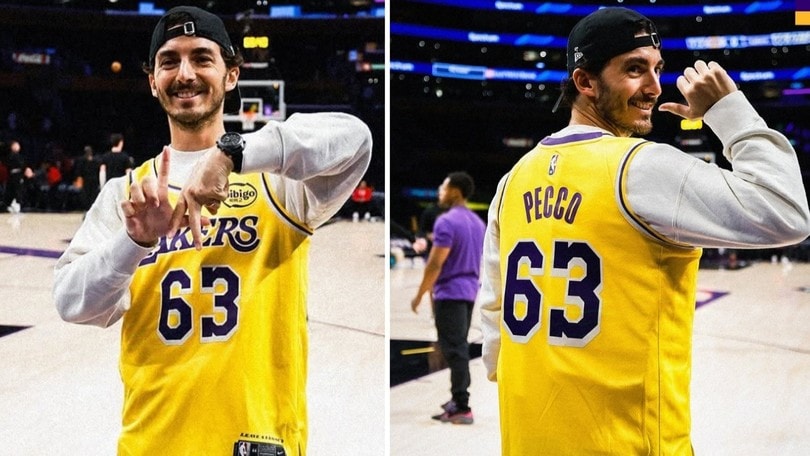 Dalla MotoGP alla NBA: Pecco Bagnaia ospite dei Lakers
