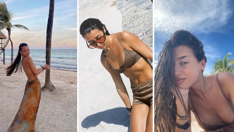 Maria Monfort Matutes in vacanza in Messico