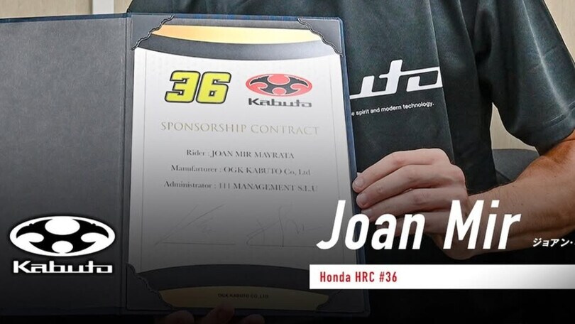 Joan Mir cambia casco e sceglie Kabuto