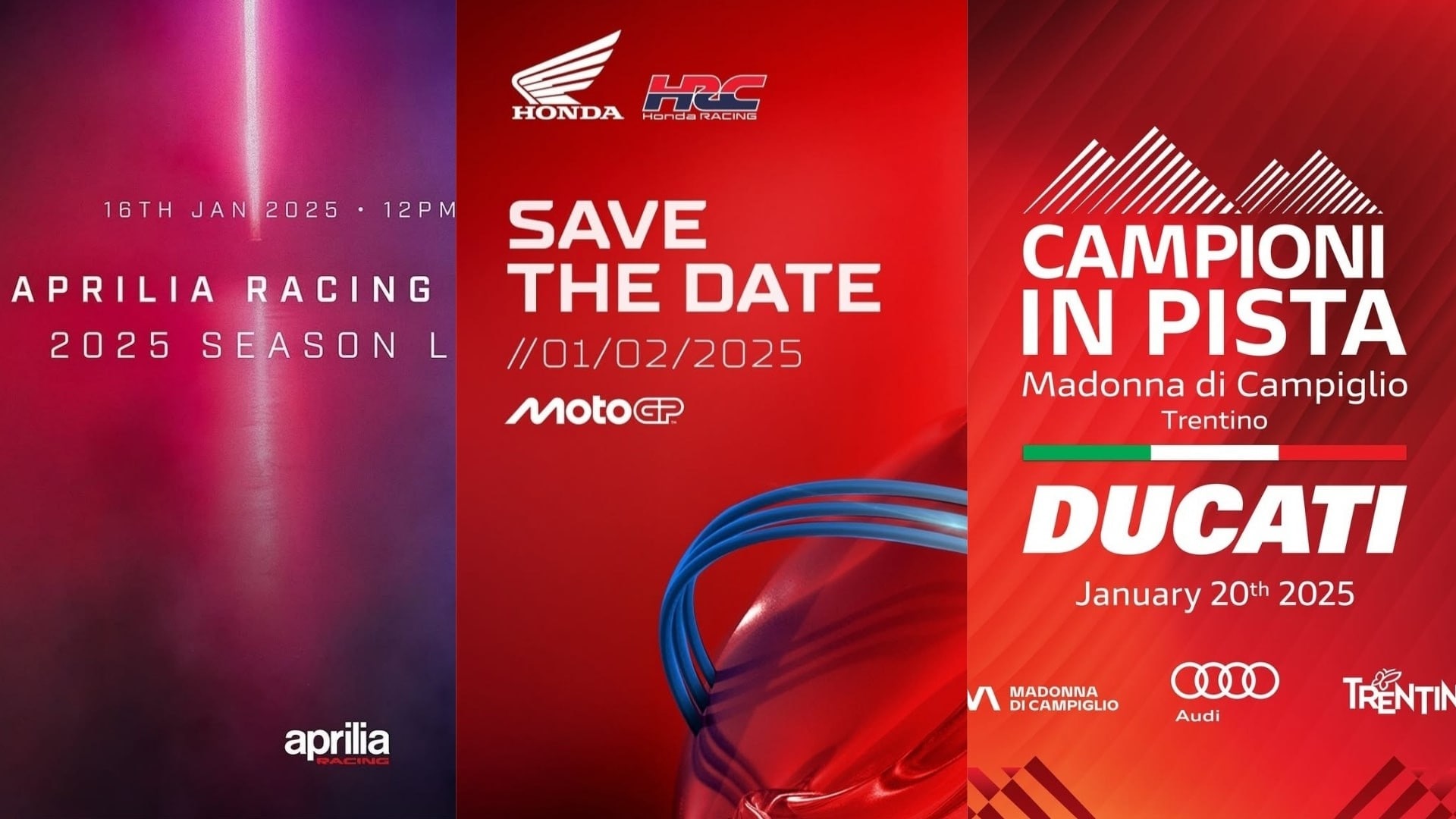 MotoGP 2025, dove e quando ci saranno le presentazioni dei team: la guida