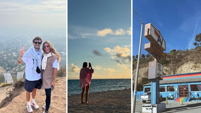 MotoGP, le vacanze negli USA di Bagnaia e Domizia