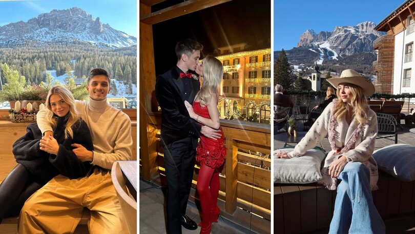 Marta Vincenzi e Luca Marini a Cortina come in un film dei fratelli Vanzina