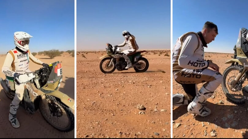 Dakar 2025, 130km senza forcella: l’impresa di Arunas Gelazninkas