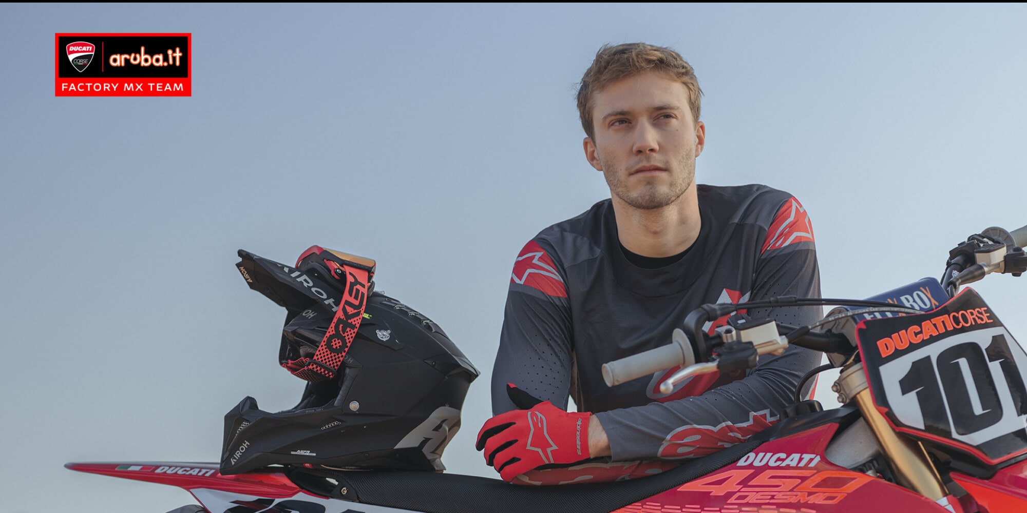 Non solo SBK, Ducati e Aruba.it insieme anche nel MXGP