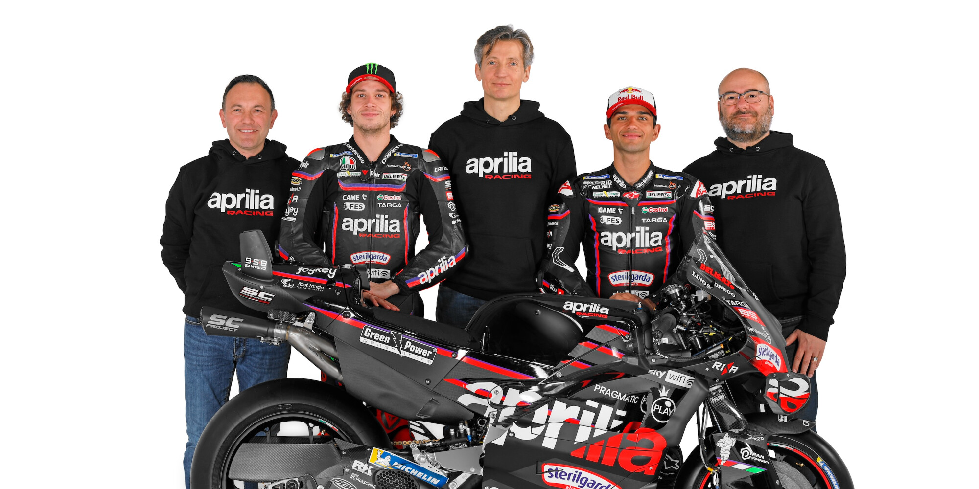 Nuova era: presentata la squadra ufficiale Aprilia MotoGP 2025
