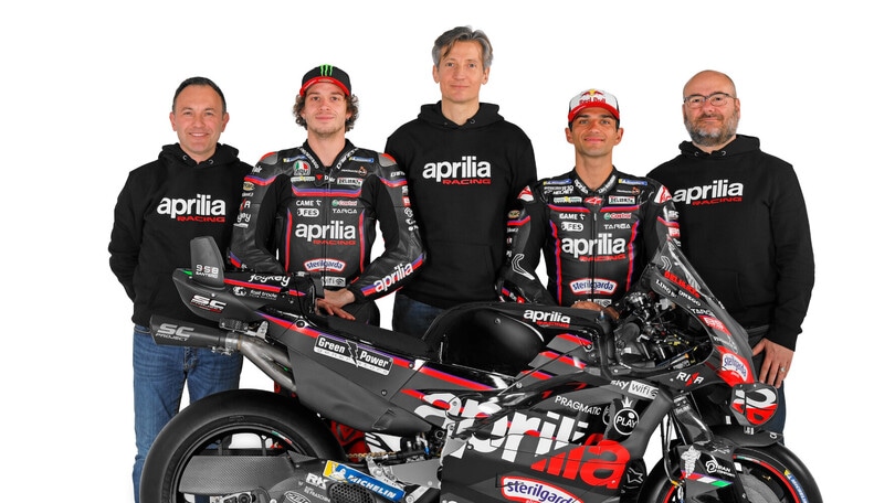 Nuova era: presentata la squadra ufficiale Aprilia MotoGP 2025