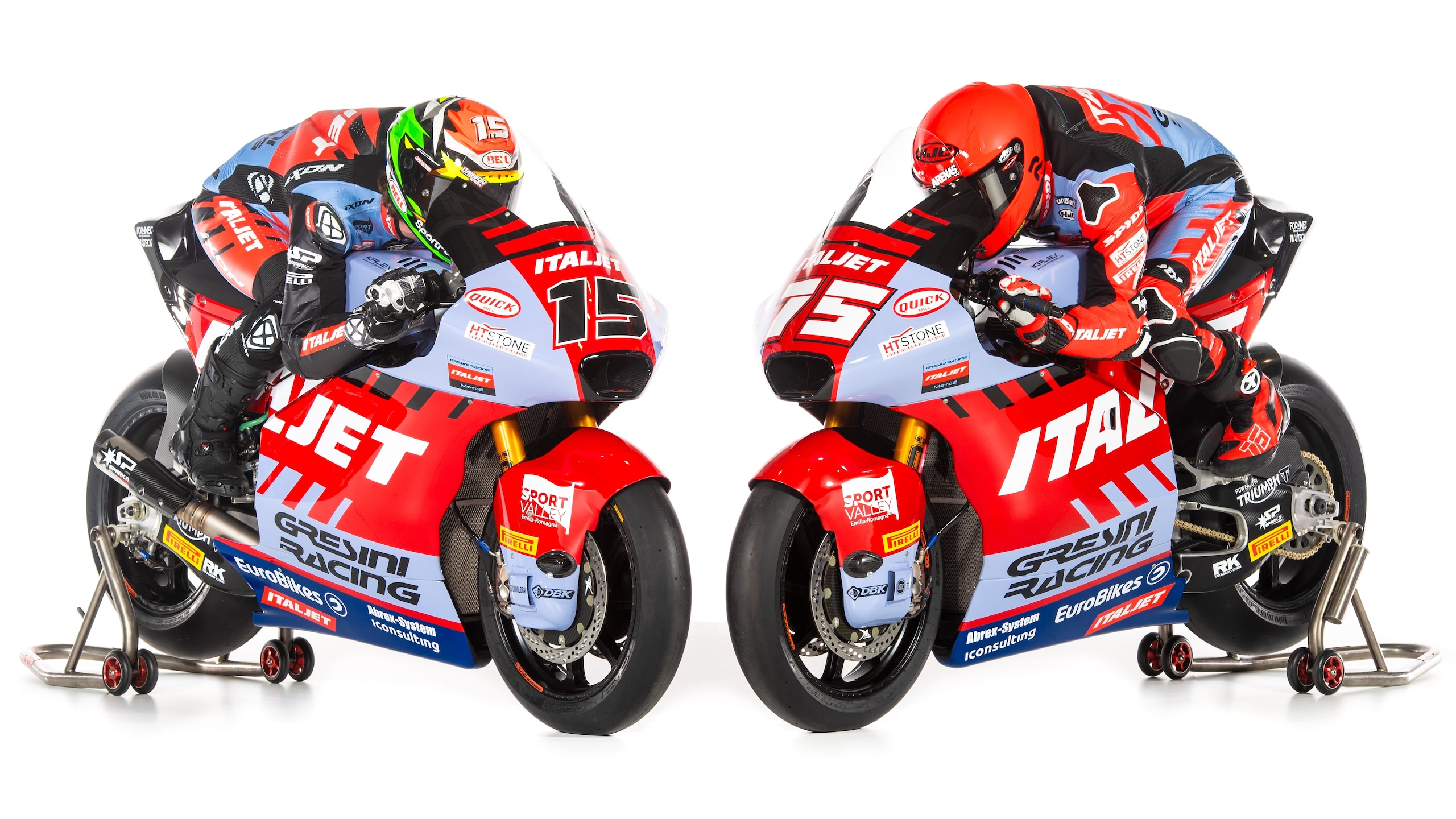 Gresini e Italjet uniscono le forze per l'assalto al titolo Moto2