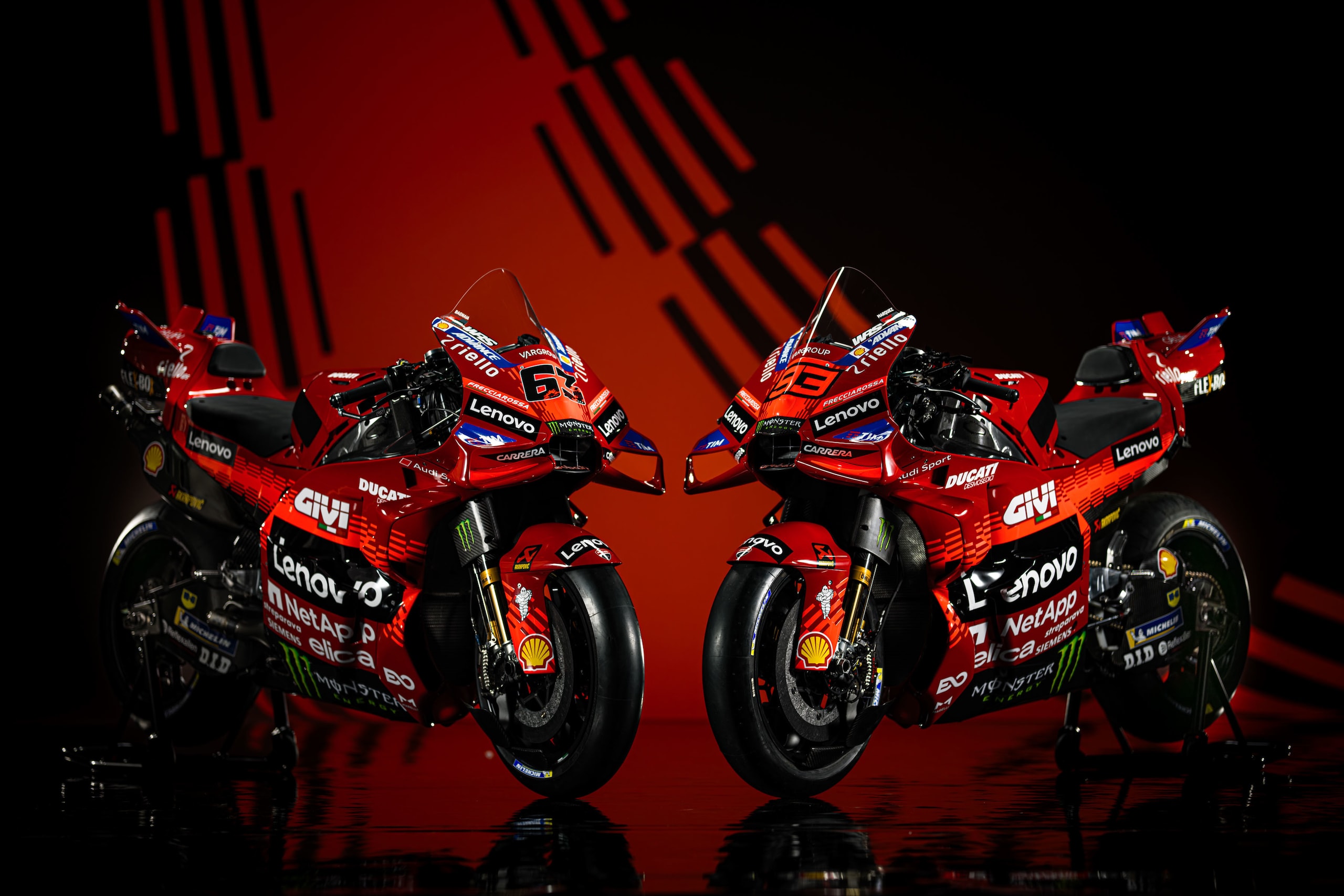 MotoGP 2025, i dettagli della Ducati GP25 di Bagnaia e Marc Marquez