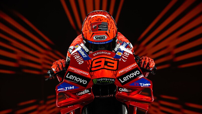MotoGP, Marc Marquez nelle nuove vesti Ducati Factory