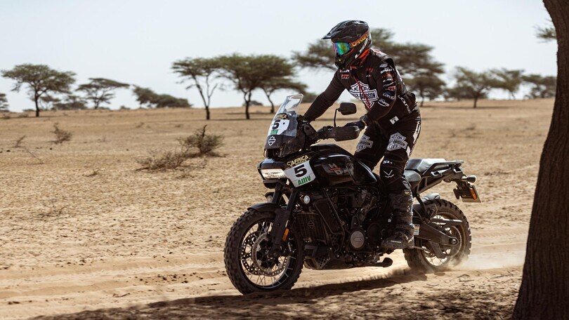 L'impresa di Pedrero all'Africa Eco Race: in Top 10 con l'Harley-Davidson