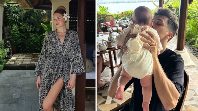 MotoGP, Luca Marini e Marta Vincenzi: vacanza in famiglia a Bali