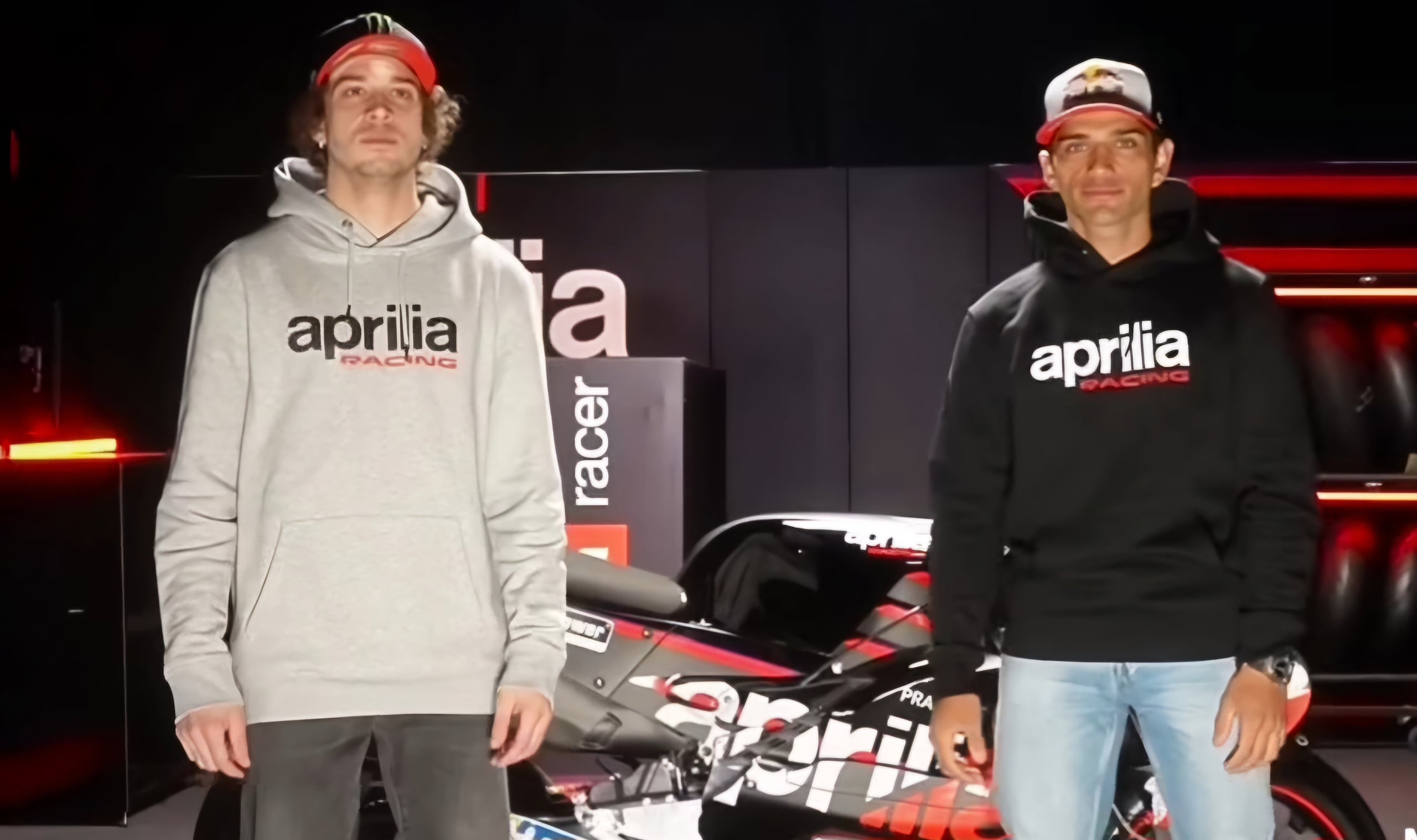 MotoGP, il discorso di Bezzecchi e Martin ai lavoratori Aprilia