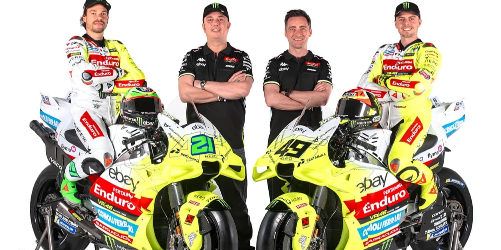 Ufficiale a metà: VR46 presenta il team appoggiato da Ducati