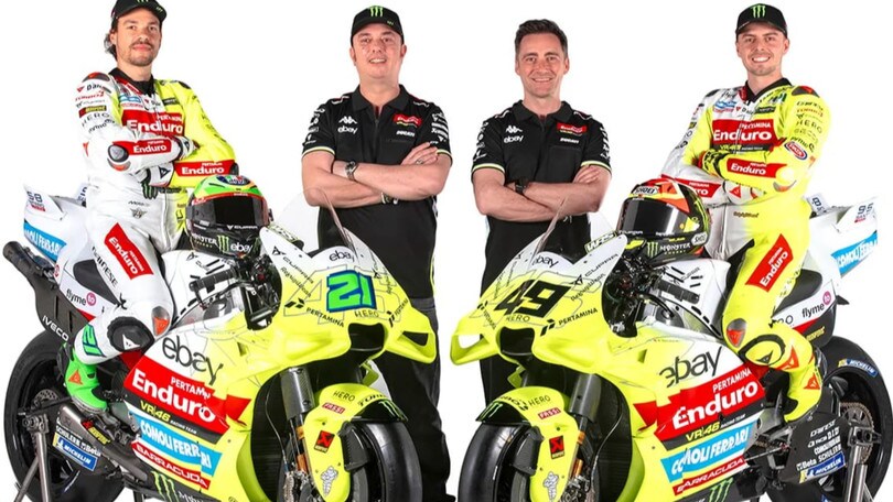 Ufficiale a metà: VR46 presenta il team appoggiato da Ducati