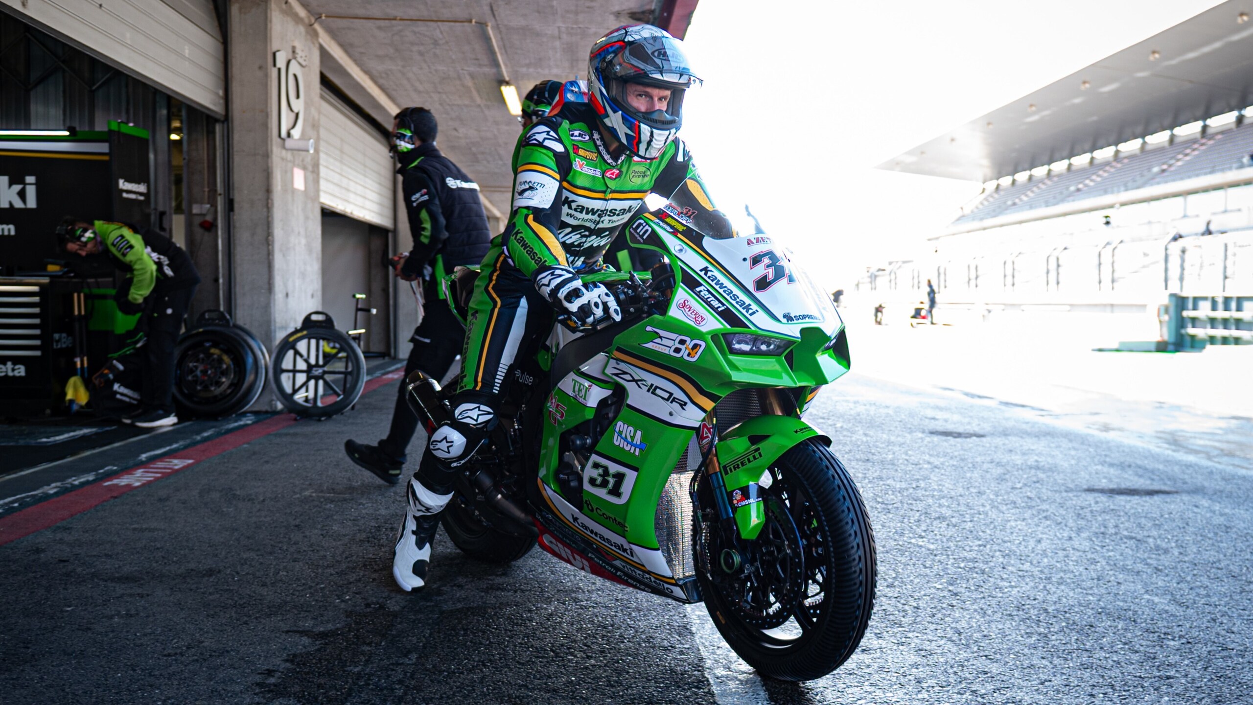 SBK Test Portimao, Gerloff: “Buona base di partenza con la Kawasaki”