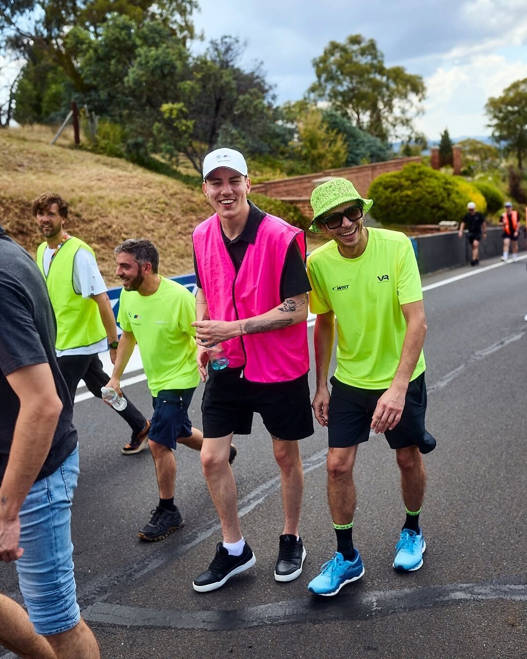 Valentino Rossi a Mount Panorama per la prima gara in auto dell'anno