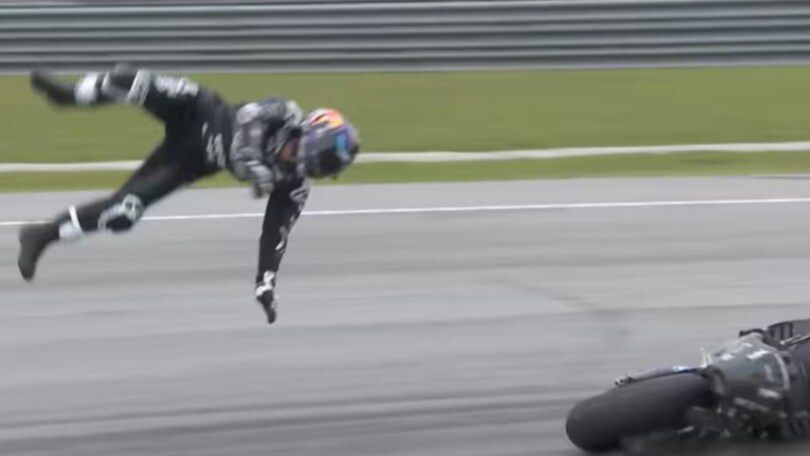 MotoGP Test Sepang, caduta Jorge Martin: Michelin nega ogni accusa