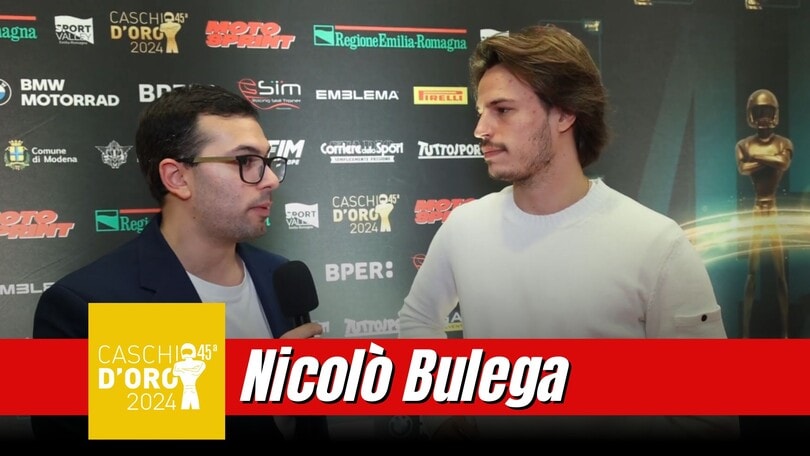 Caschi d'Oro 2024, l'intervista a Bulega