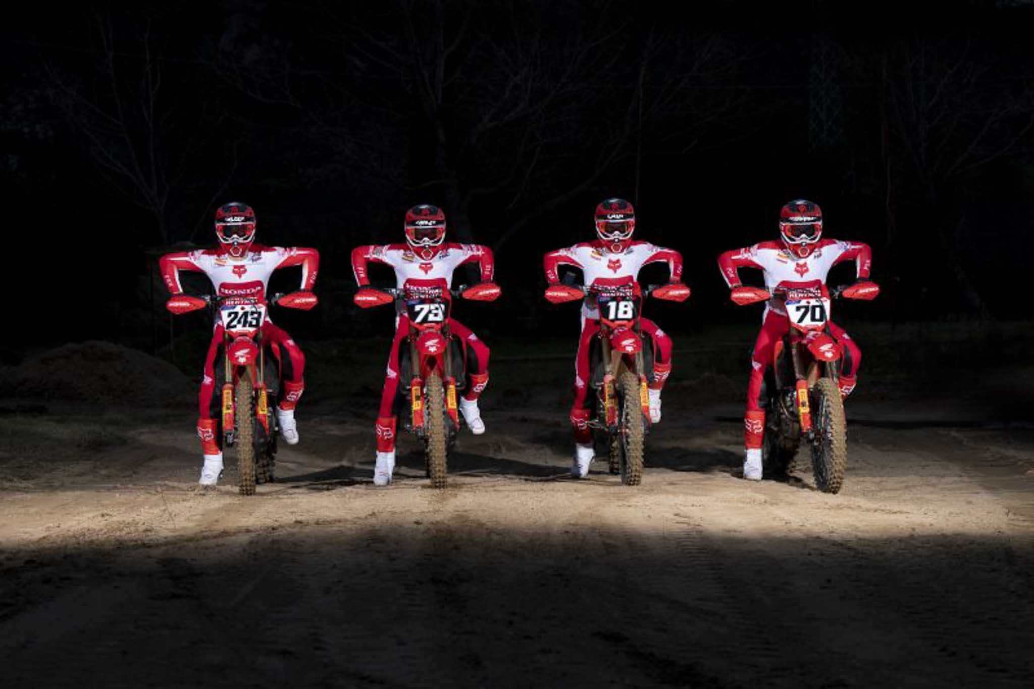 MXGP: HRC svela i suoi 4 assi
