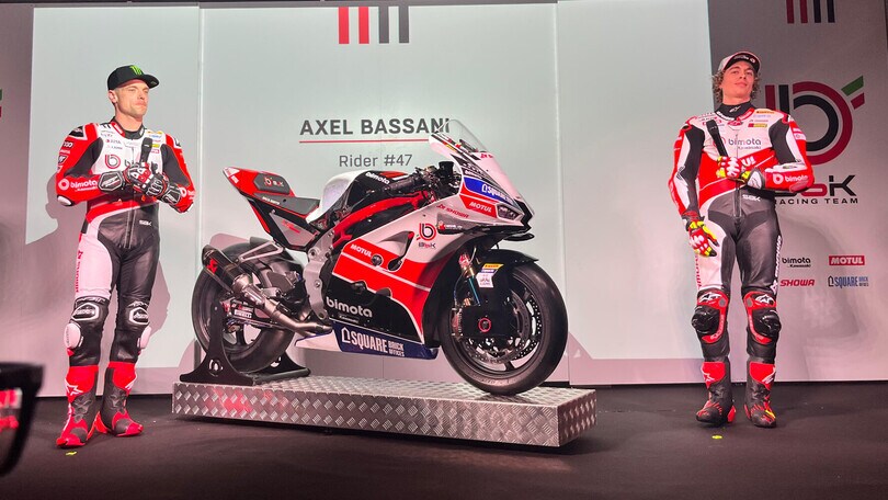 SBK, a Rimini ecco svelata la Bimota di Bassani e Lowes