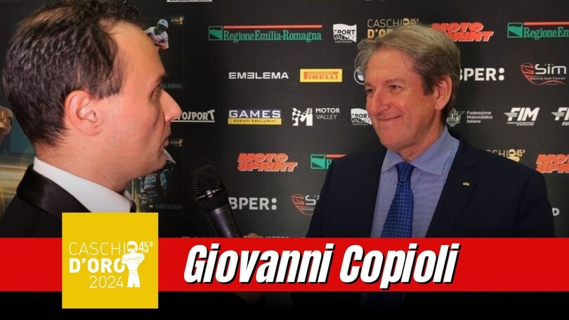 Caschi d'Oro 2024, l'intervista a Giovanni Copioli