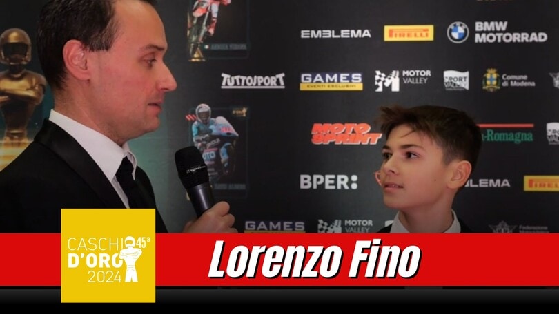 Caschi d'Oro 2024, l'intervista a Lorenzo Fino
