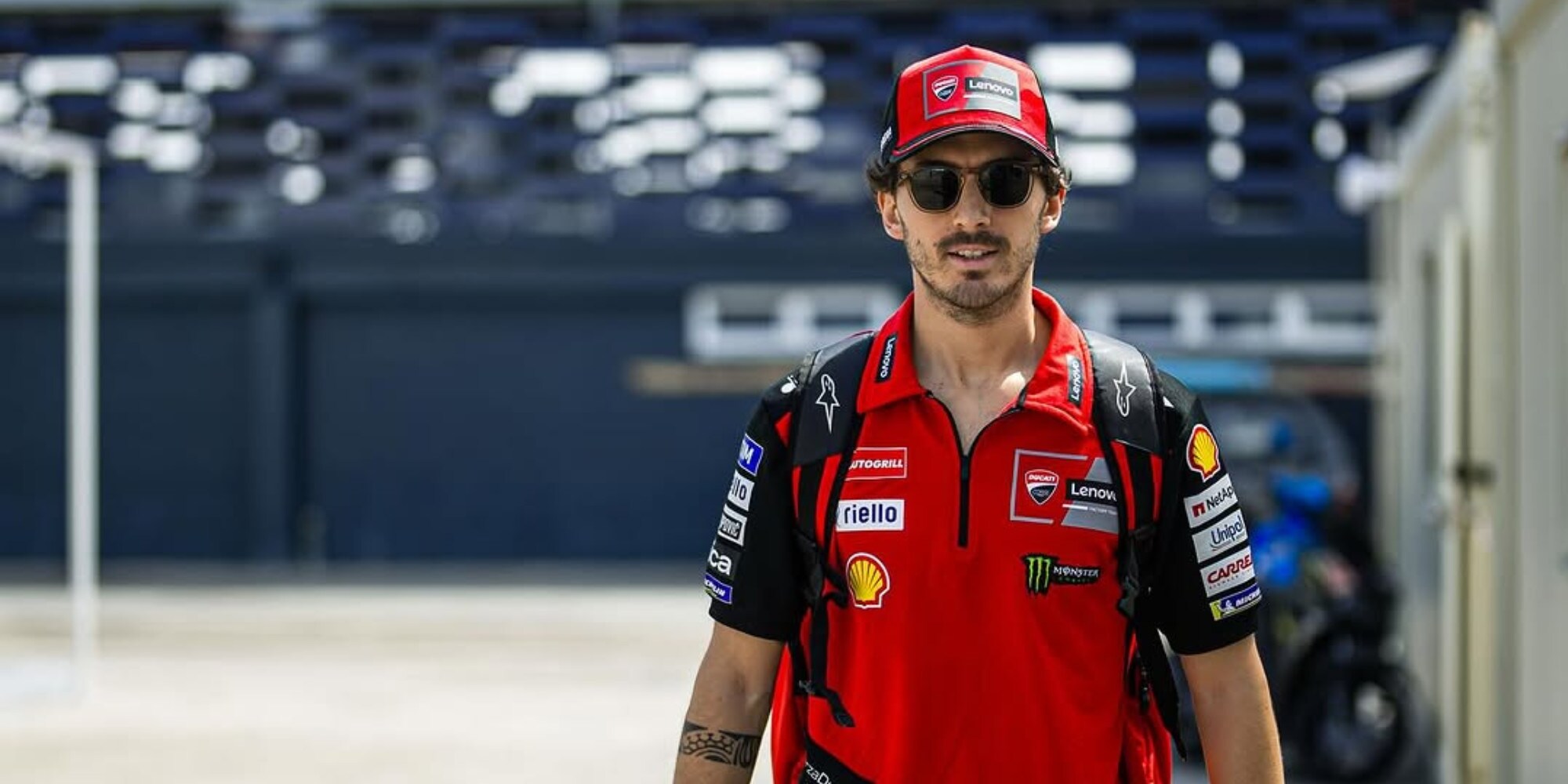 MotoGP 2025, Pecco Bagnaia è arrivato al Chang International Circuit