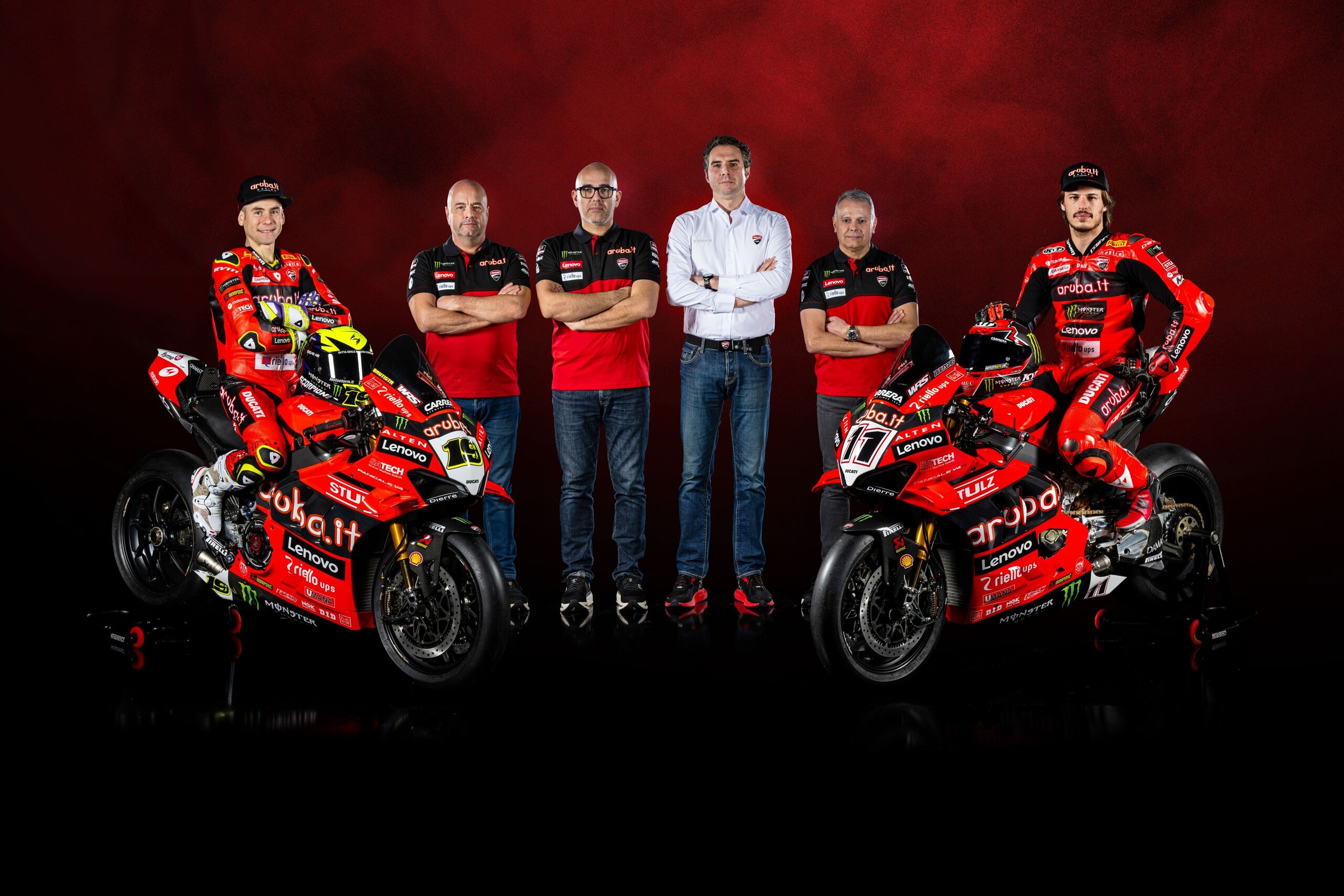 Presentato il team Aruba.it Ducati per SBK, MotoE e la novità MXGP