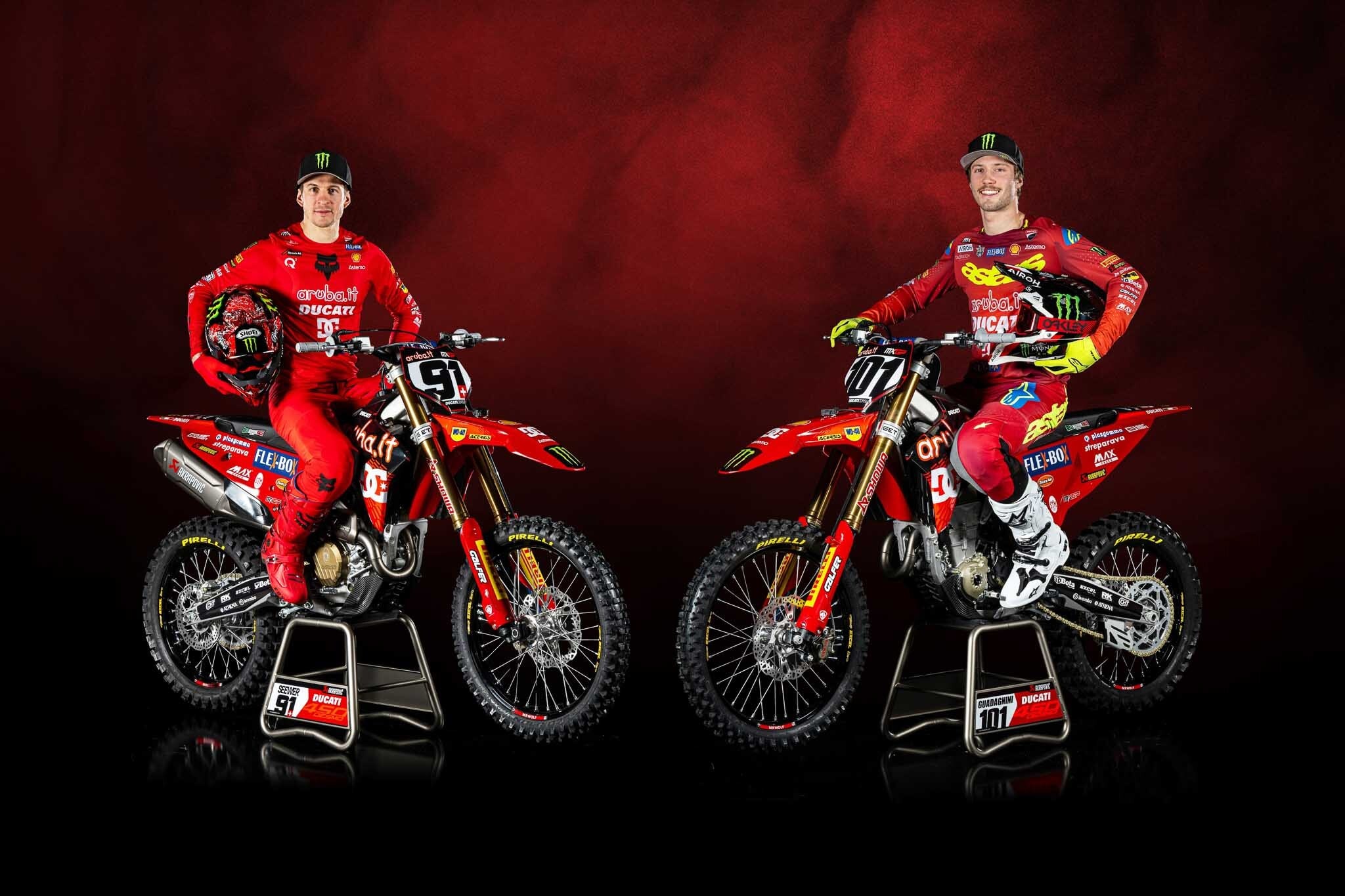 Svelate le nuove Ducati Desmo450 MX