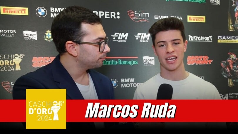 Caschi d'Oro 2024, l'intervista a Marcos Ruda