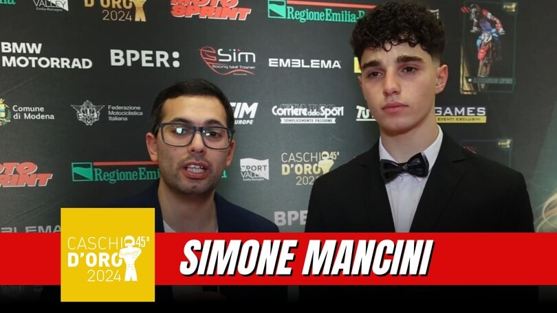 Caschi d'Oro 2024, l'intervista a Simone Mancini