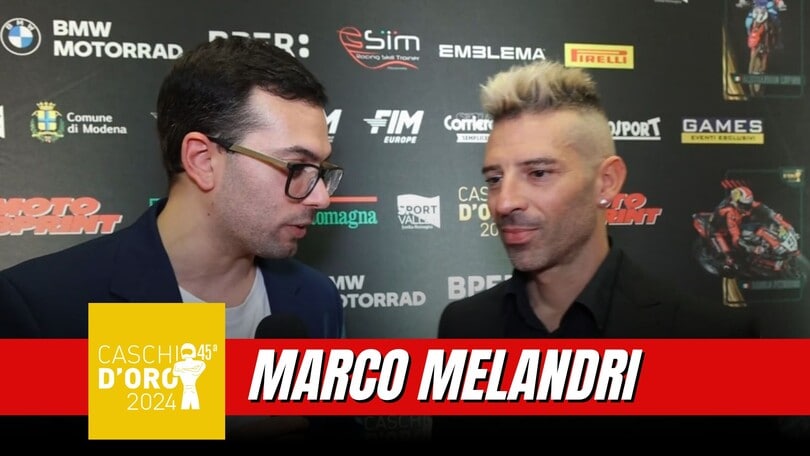 Caschi d'Oro 2024, l'intervista a  Marco Melandri