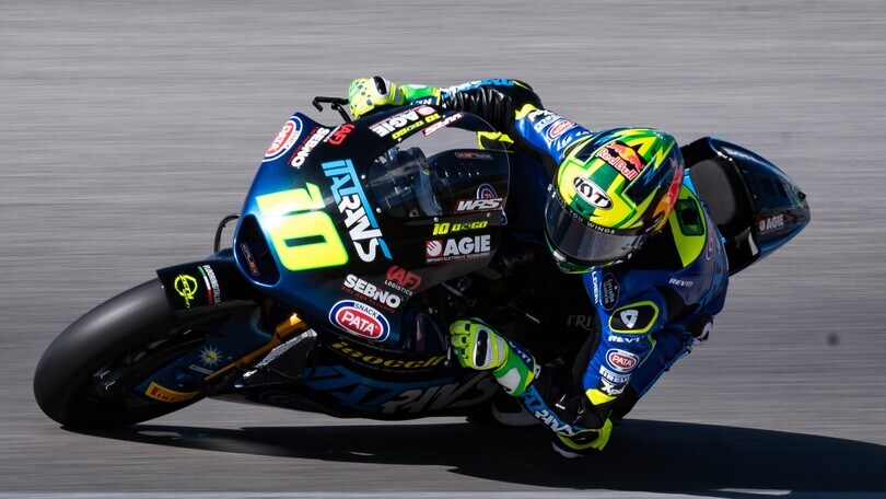 Moto2: Moreira vicino al record nella prima giornata di test a Jerez