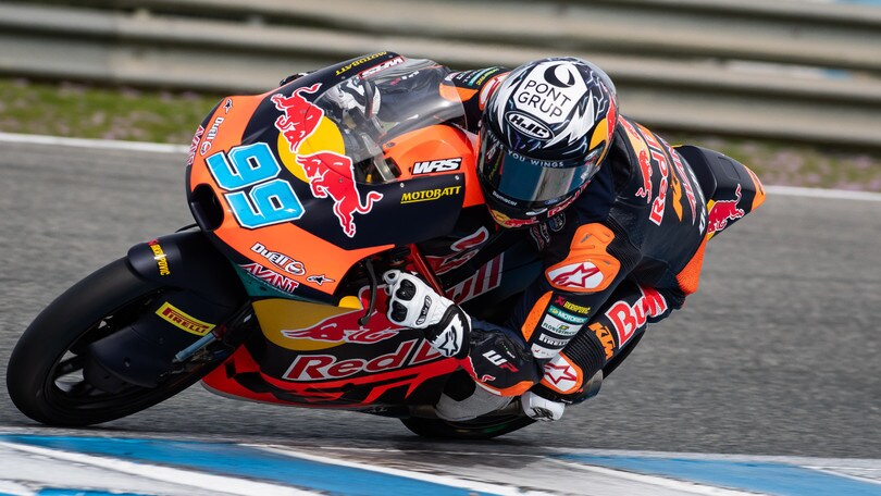 Moto3 test: Piqueras primo anche a Jerez, ottavo Bertelle