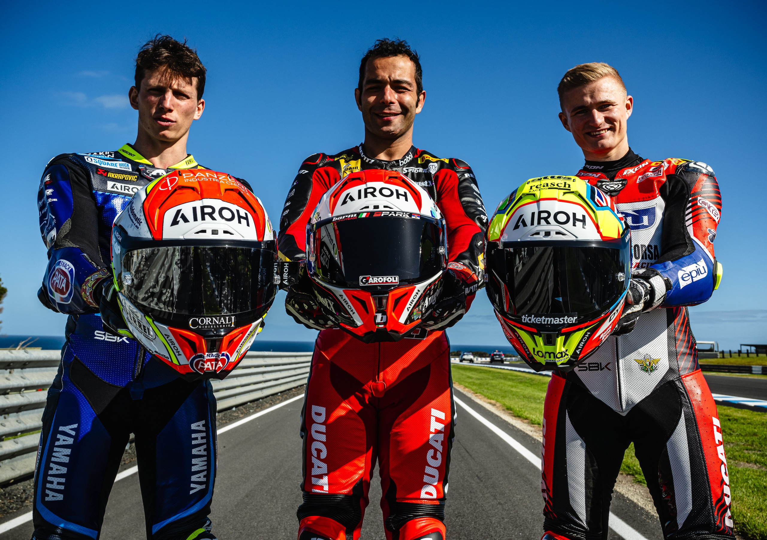 SBK, la "classe del 2025": foto di rito prestagione