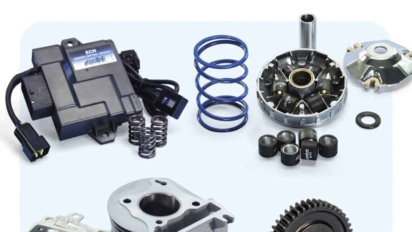 Linea completa di kit Polini per Aprilia SXR 50 4t E5