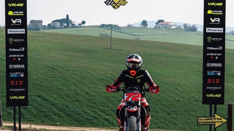 MotoGP, Bezzecchi prima di partire per la Thailandia ha fatto qualche giro al Ranch