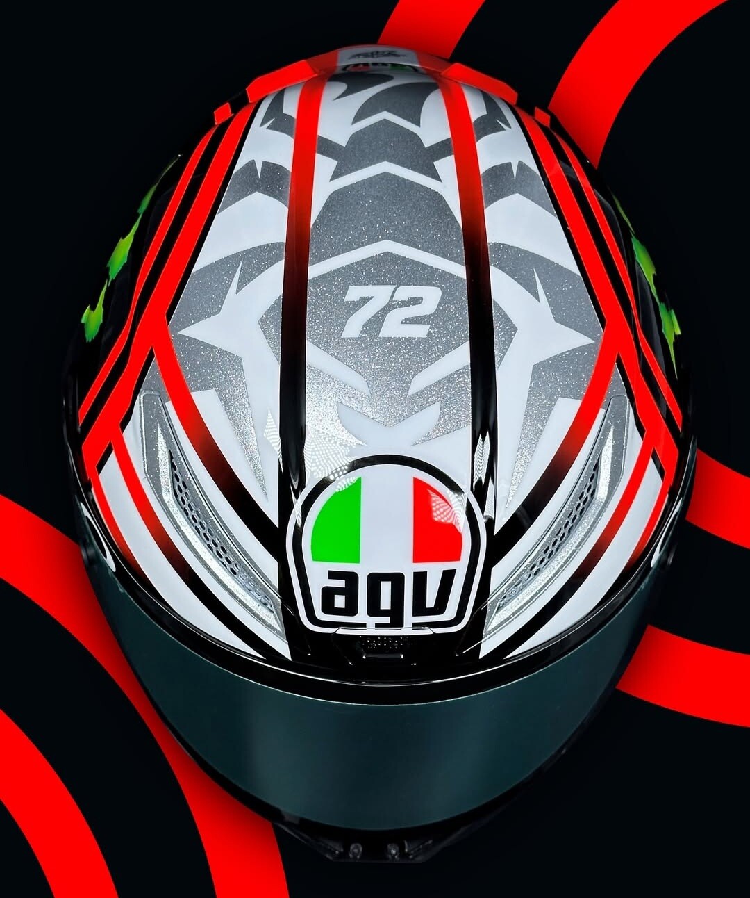 MotoGP, il design del casco 2025 di Marco Bezzecchi